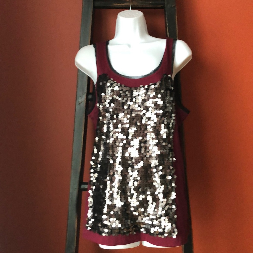 Vera Wang sequin top